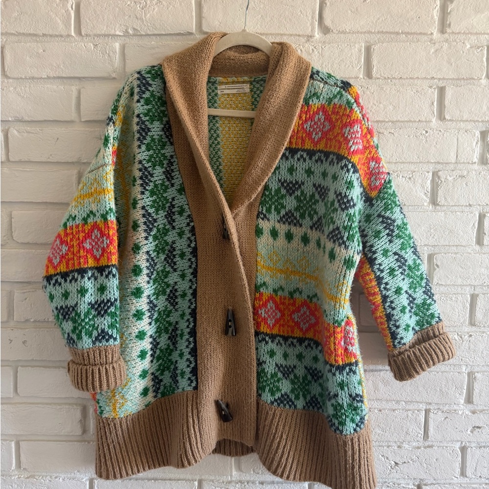 Anthropologie Multicolor Knit Cardigan - Picture 2 of 3